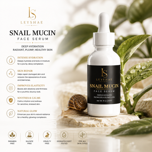LEYSHAE Snail Mucin Face Serum
