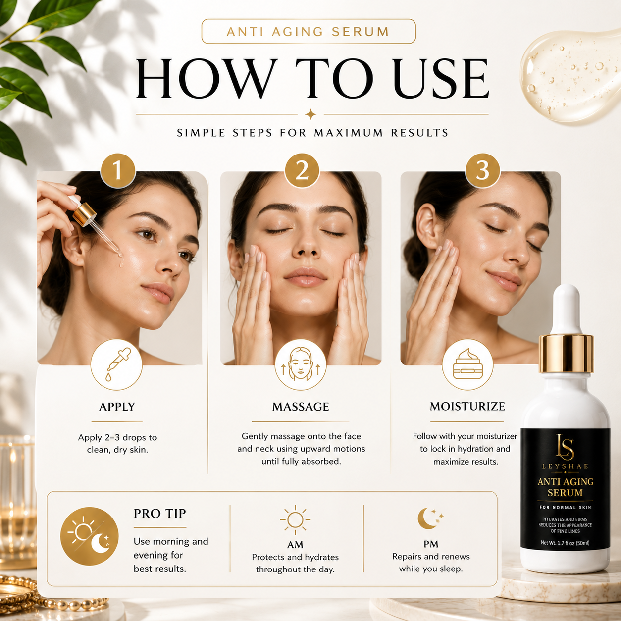 LEYSHAE Anti Aging Moisturizer