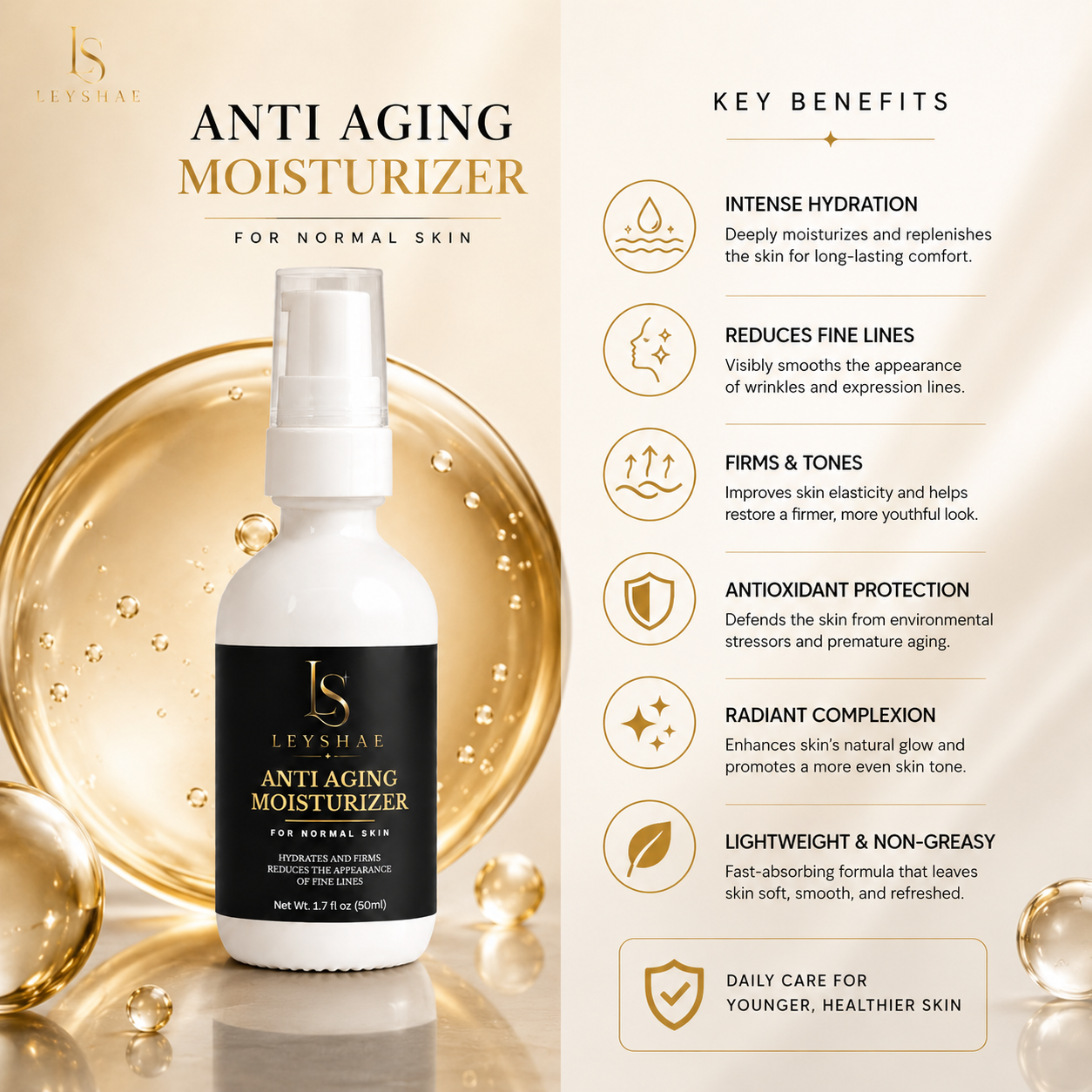 LEYSHAE Anti Aging Moisturizer