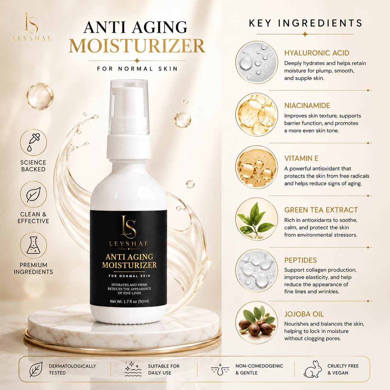 LEYSHAE Anti Aging Moisturizer