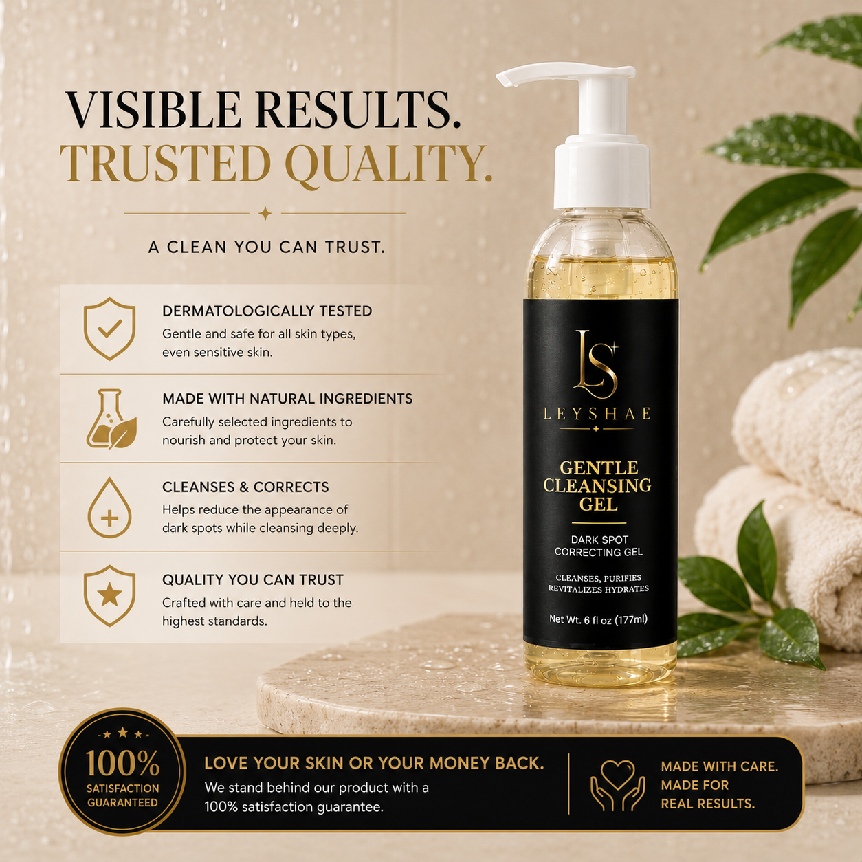 LEYSHAE Gentle Cleansing Gel (Dark Spot Correcting Gel)